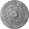 Ekena Millwork Naple Ceiling Medallion (Fits Canopies up to 3 3/8"), 37 1/2"OD x 3 3/8"P, Ultra Pure White Crackle CM37NAUWC - alternate 1